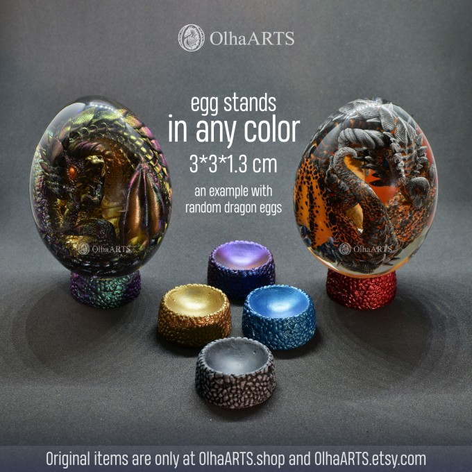 Decorative Egg Stand, Holders for Dragon Eggs or Easter Eggs. Handmade elements of Polyurethane Resin. In any color.small_egg_stand, OlhaARTSOlhaARTS, OlhaARTSOlhaARTS, DRAGON EGGSdragon_eggs, 33