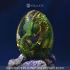 Green-gold Spiral-horned Dragon Egg