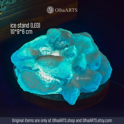 LED Ice Dragon Nest - Decorative Egg Stand for Dragon Eggs or Decorative Eggs