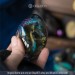 Labradorite Dragon Egg. VIP gift set with a baby dragon in epoxy resin egg