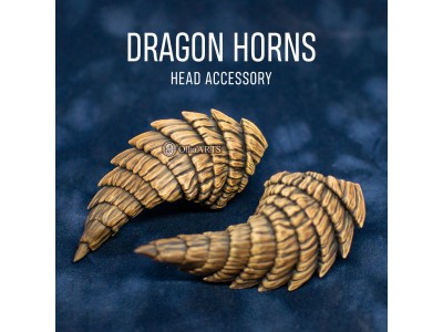 Dragon Horns — Headpiece for Fantasy Lovers