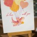 Postcard Flying Valentine Dragon