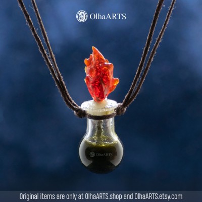 Molotov Cocktail Pendant