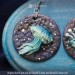 Earrings with Jellyfish and Flying Fish