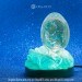 Ice Dragon Egg. VIP Gift Set with an ice baby dragon in epoxy resin egg