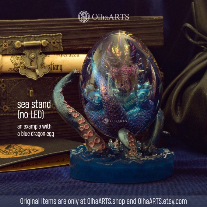 Sea Stand with Tentacles for Dragon Eggs or Decorative Eggs