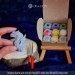 Paintable Dragon + 8 colors and 2 brushes, Customizable DiY Kit