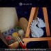 Paintable Dragon + 8 colors and 2 brushes, Customizable DiY Kit.