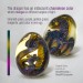 Chameleon Dragon Egg. VIP Gift Set with an iridescent baby dragon in epoxy resin egg