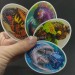 Set of 4 stickers with dragon eggs