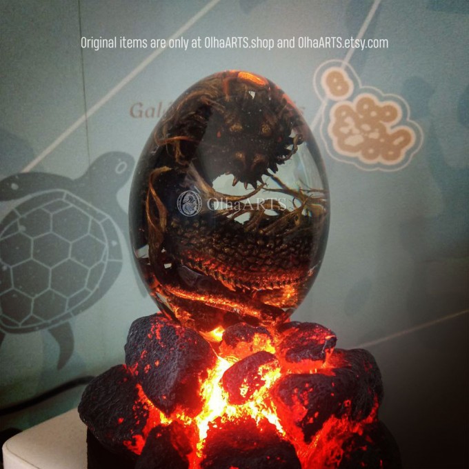 Black Chinese Dragon Egg