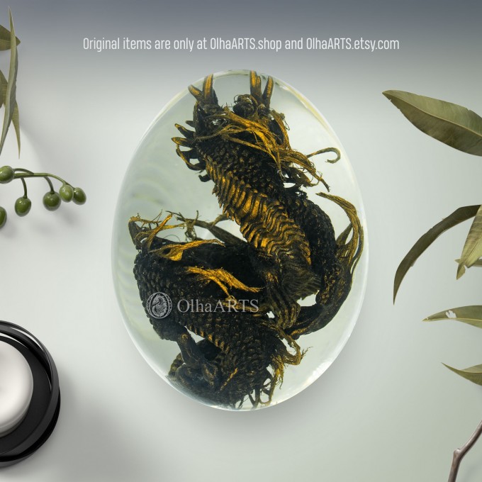 Black Chinese Dragon Egg