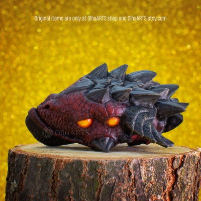 Bloody Dragon Head, 3D Fridge Magnet