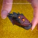 Bloody Dragon Head, 3D Fridge Magnet in Fantasy Style, Red Dragon Souvenir, Decor for Refrigerator