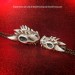 Dragon Pendants for Couples in Love, Paired Fantasy Charms for Dragon Lovers, Valentine's Gift for Couple