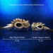 Dragon Pendants for Couples in Love, Paired Fantasy Charms for Dragon Lovers, Valentine's Gift for Couple