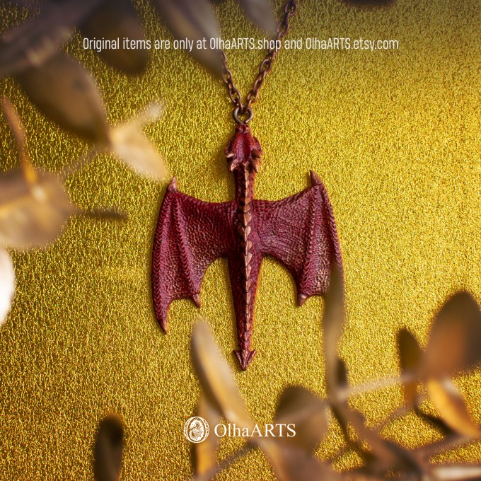 Pendant Red Dragon