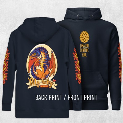 Unisex Hoodie with Lava Dragon Egg