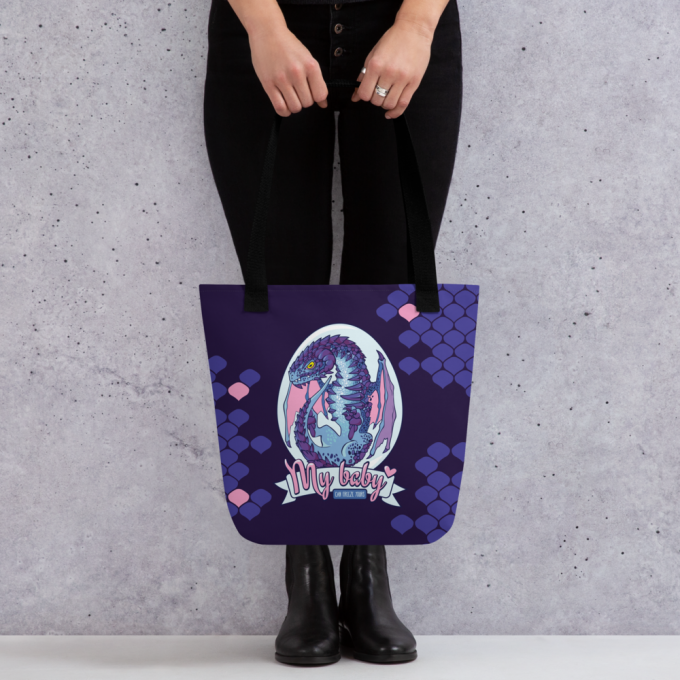 Tote bag with Snow Dragon Egg