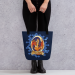 Tote bag with Lava Dragon Egg, 15"x15", in 3 colors