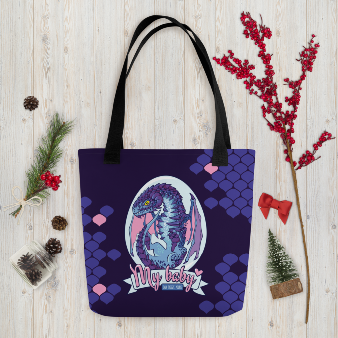 Tote bag with Snow Dragon Egg