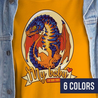 Unisex T-Shirt with Lava Dragon Egg
