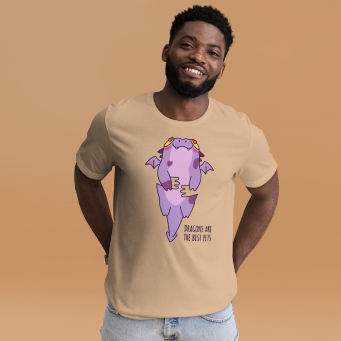 Dragons Are The Best Pets - Adult Unisex T-shirt 