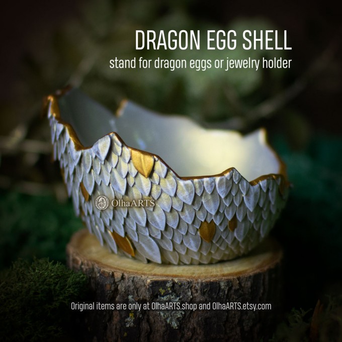 Dream Glider Dragon Egg, color Golden Pearl