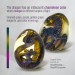 Chameleon Dragon Egg. VIP Gift Set with an iridescent baby dragon in epoxy resin egg